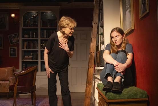Jill Eikenberry and Ella Dershowitz in Two Hander at NJ Rep. Photo by Andrea Phox