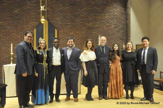 Photo caption & credit: (left to right) Aza Sydykov, Alvard Mayilyan, Kofi Hayford, César Parreño, Maria Brea, Pablo Zinger, Pallavi Seth, Claire de Monteil & Dashuai Chen Photo by Bruce-Michael Gelbert