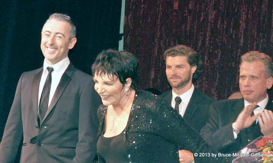 Alan Cumming, Liza Minnelli, Lance Horne & Billy Stritch at Town Hall in March 2013 - photo by Bruce-Michael Gelbert