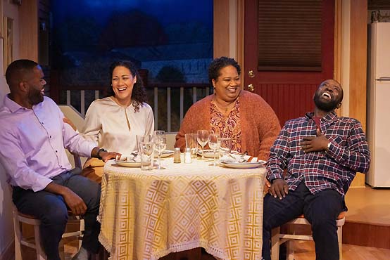 De’Lon Grant, Cynthia Kaye McWilliams, MaConnia Chesser, and Charlie Hudson, III. Photo by Andrea Phox