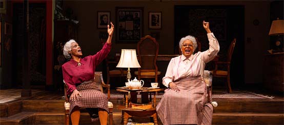 l to r Rosalyn Coleman as Bessie and Inga Ballard as Sadie, photo courtesy of George Street Playhouse