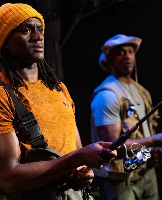 (l to r) Adrian Baidoo and Roy Jackson, photo by Stephanie Gamba